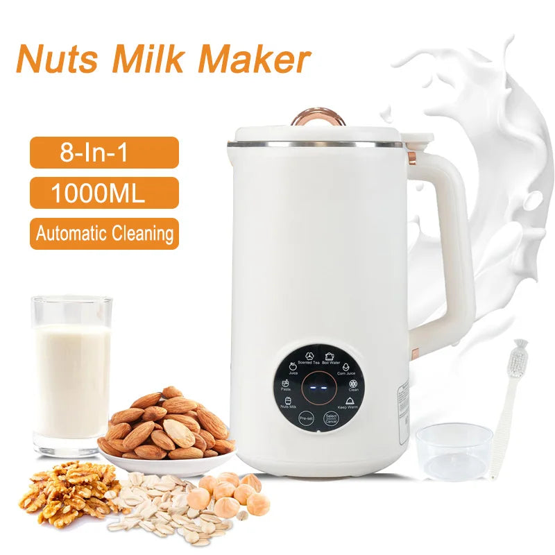 Nötmjölksmaskin 8-i-1 (1000 ml) – NutriBlend