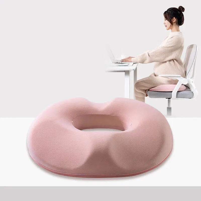 OrthoRelax | Sittdyna i minnesskum | Avlastning för svanskota och rygg | Ergonomisk och bekväm