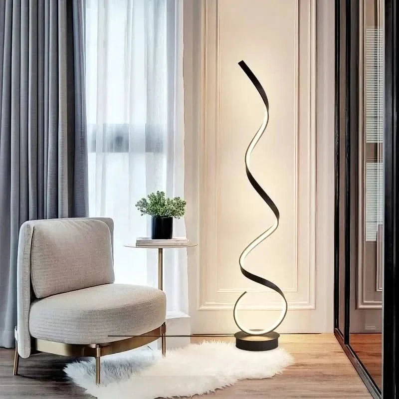 Golvlampa LED Spiral Istanbul - Energisnål belysning, elegant design
