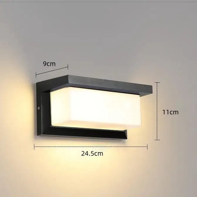 Modern LED-Vägglampa med Rörelsesensor