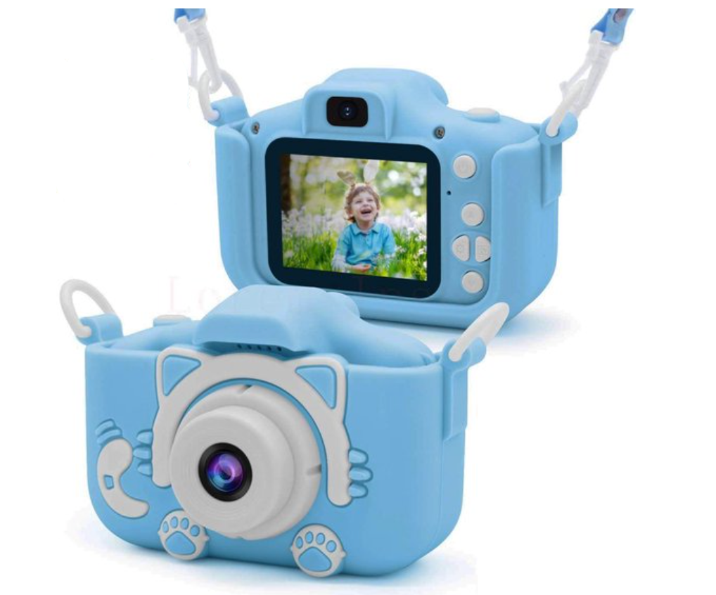 HD Mini Digitalkamera med Beskyttelsesetui til Børn