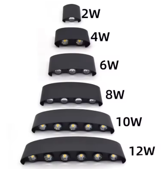Modern Vägglampa för Inomhus- och Utomhusbruk – Minimalistisk LED-spotlight