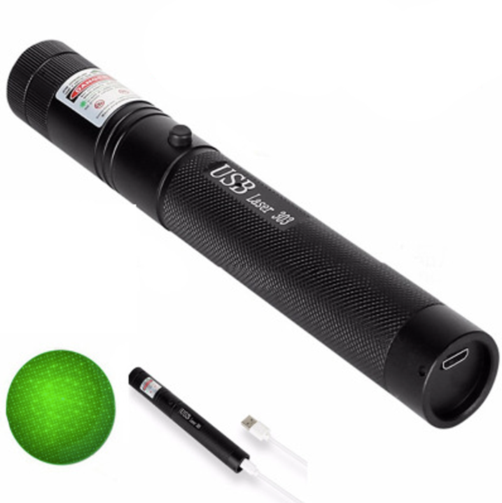 Zelara-Power Laser Pointer 303 – Uppladdningsbar USB-laserpekare med hög effekt