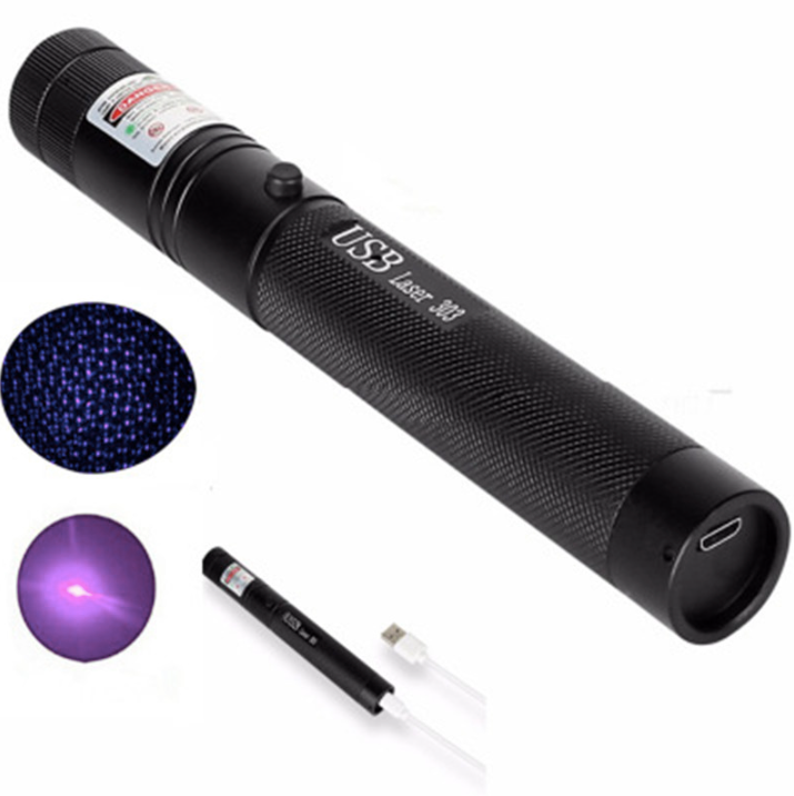 Zelara-Power Laser Pointer 303 – Uppladdningsbar USB-laserpekare med hög effekt