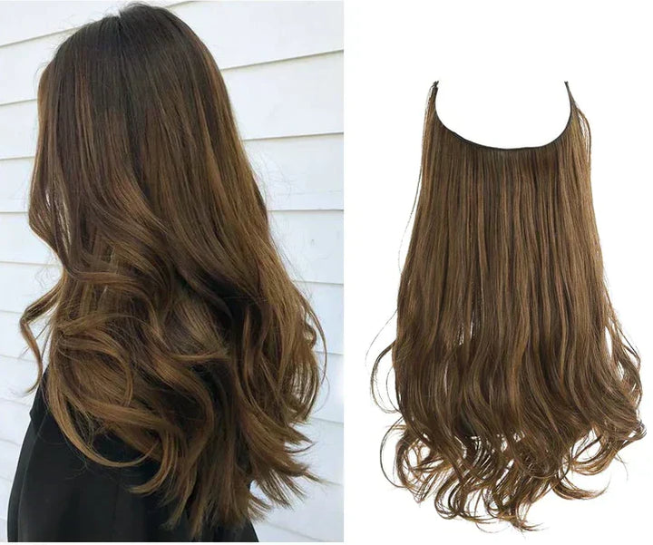 SecretHair | Premium äkta hårförlängning | 100% REMY-kvalitet | Sömlös volym och längd | Naturlig glans | Värmetålig och hållbar