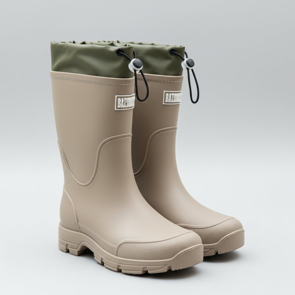 Gummistövlar vattentäta med halkskyddssula – Mid-calf