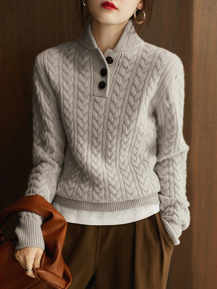 Arden kashmircardigan med knappar