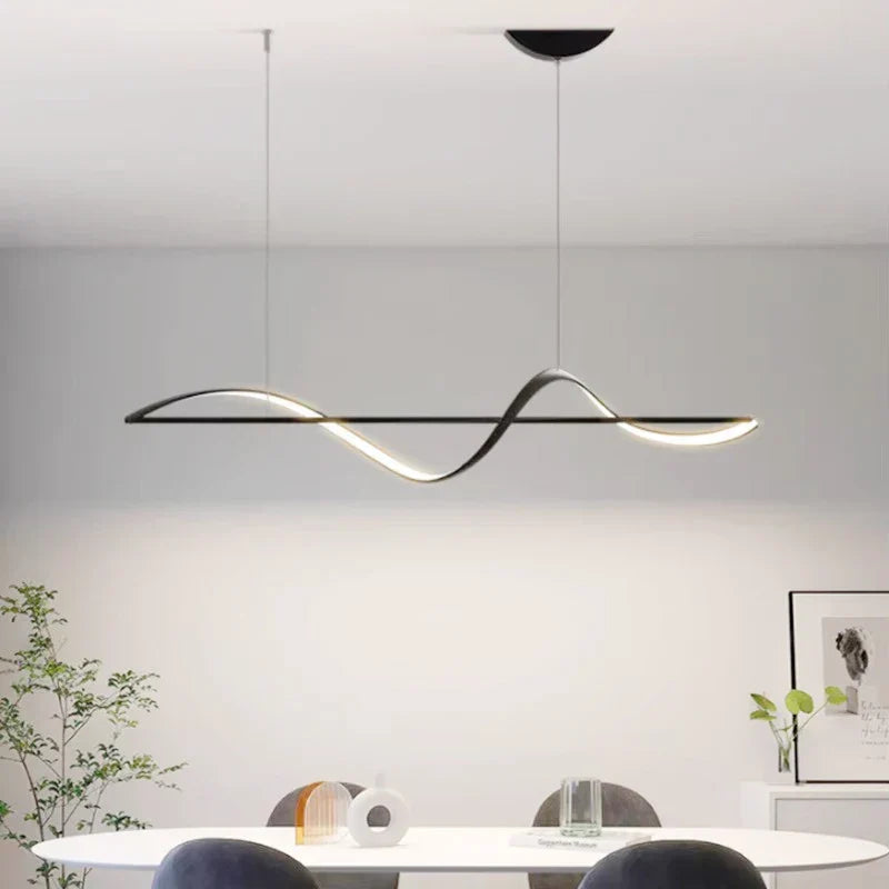 Hänglampa "Fala" – modern LED-lampa för bord eller köksö