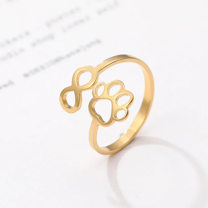 Justerbar Infinity Tassring – Rostfritt stål