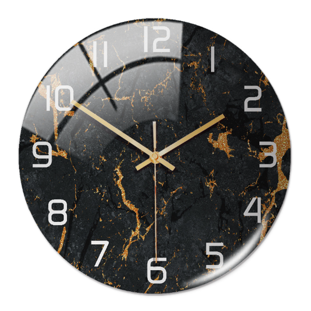 Elegant väggklocka med marmoreffekt – MarbleTime