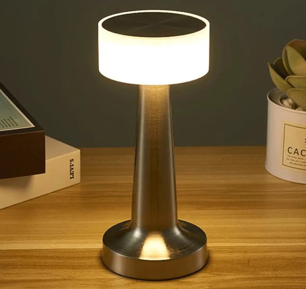 Klassisk sladdlös bärbar LED-bordslampa – LumiCrest