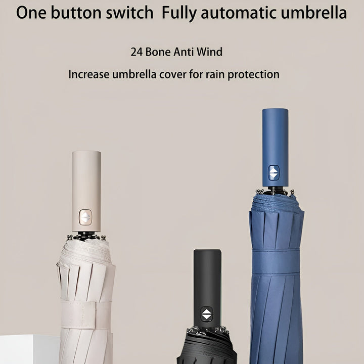 Hållbart paraply med UV-skydd – StormShield