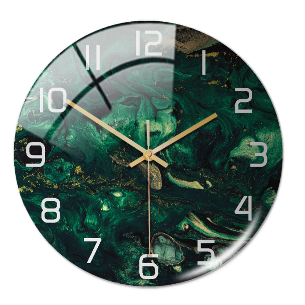 Elegant väggklocka med marmoreffekt – MarbleTime