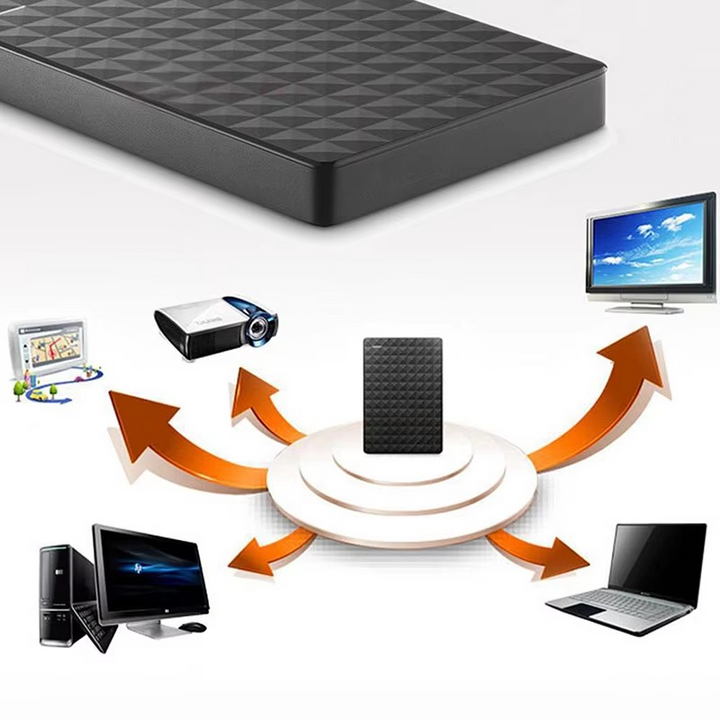 Ultrasnabb extern hårddisk 8TB bärbar lagringslösning USB 3.0