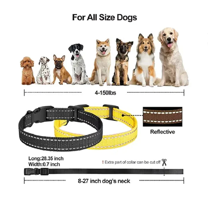 Uppladdningsbart elektriskt hundträningshalsband med fjärrkontroll & 1000 m räckvidd – PetControl