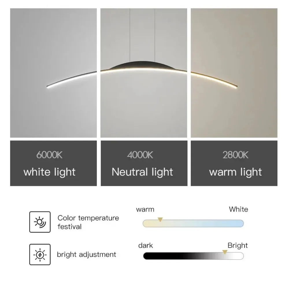 Ethirelle - Modern LED-taklampa för matsal, kök och vardagsrum