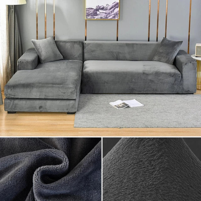 SofaSnug – Elastiskt soffskydd i sammet som sparar pengar