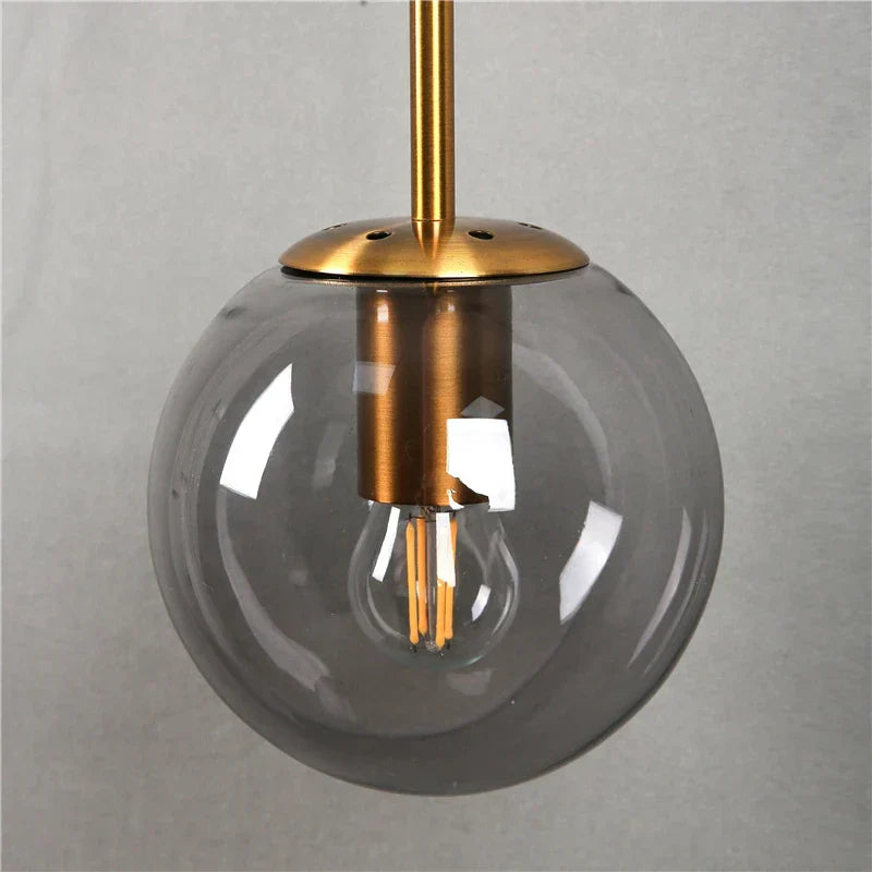 GlacioGlow vägglampa i glas, retrostil | Elegant sängbordslampa för varm stämningsbelysning