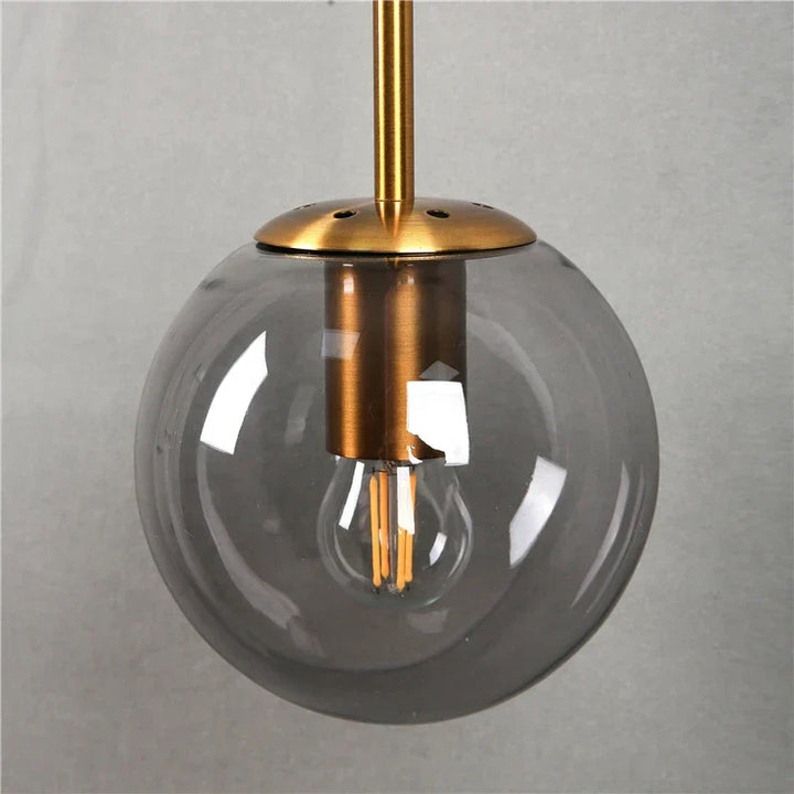 GlacioGlow vägglampa i glas, retrostil | Elegant sängbordslampa för varm stämningsbelysning