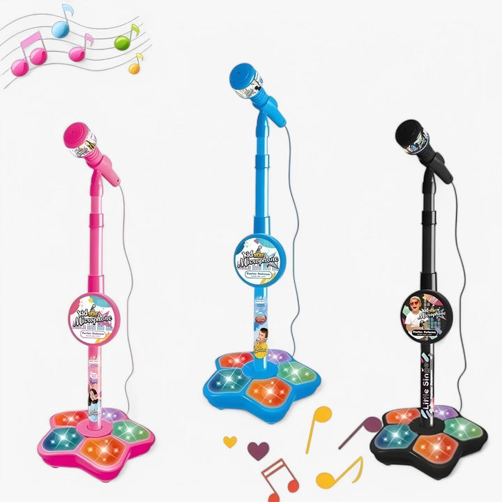 Mikrofon för barn med höjdjusterbart stativ – SoundFun Stage