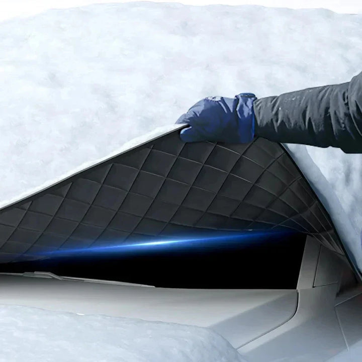 FrostGuard Max magnetisk vindrutetäckning för bil | Vinterskydd mot is och UV-skydd på sommaren | Vattentät och enkel att fästa