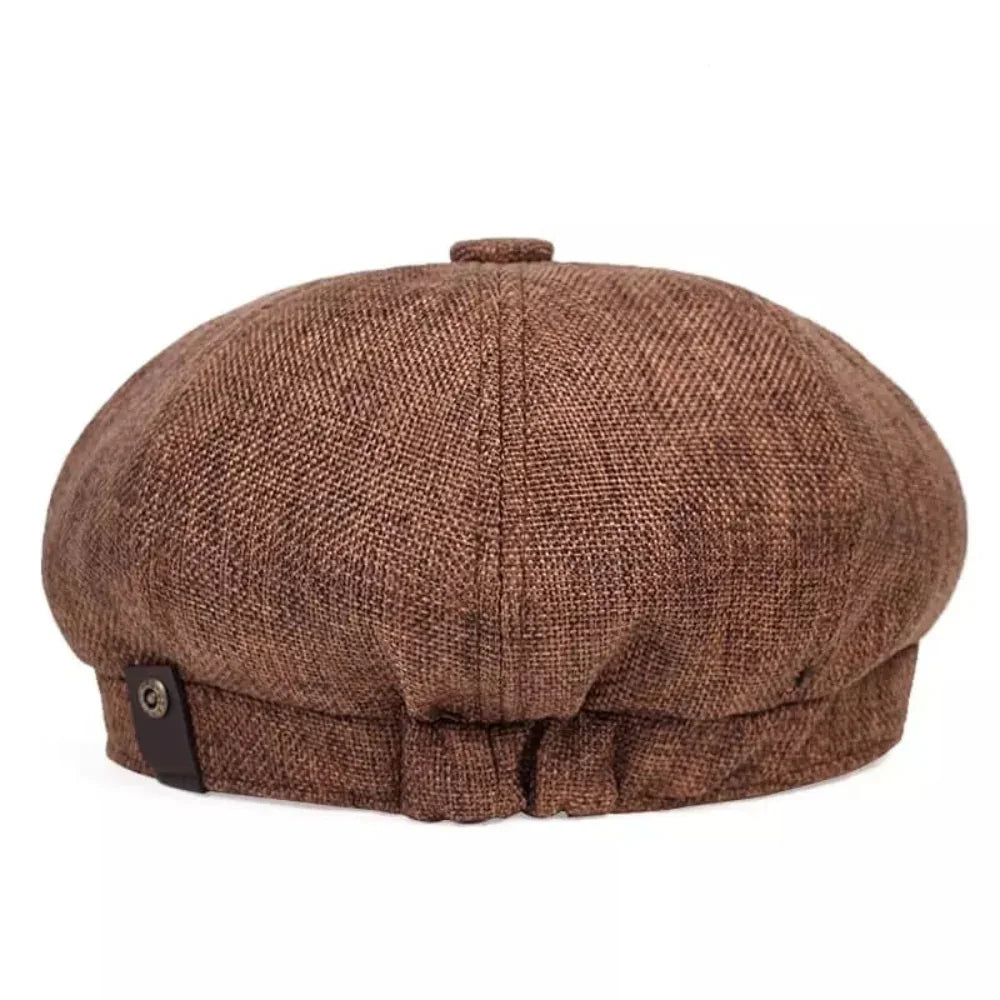 Vintage-skärmmössa – klassisk newsboy-keps i retrostil