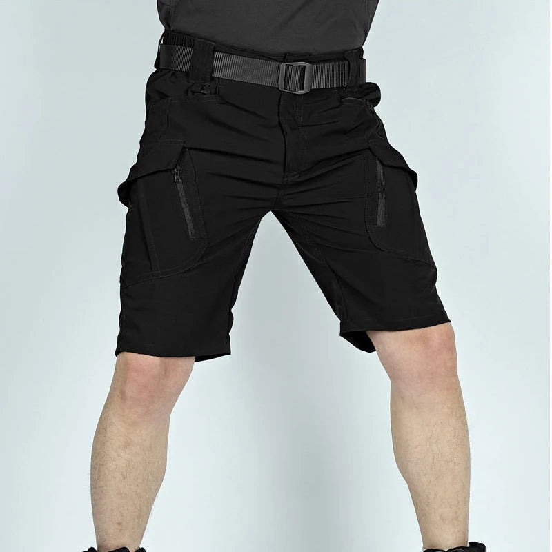 Taktiska cargoshorts för herrar | Funktionell outdoordesign