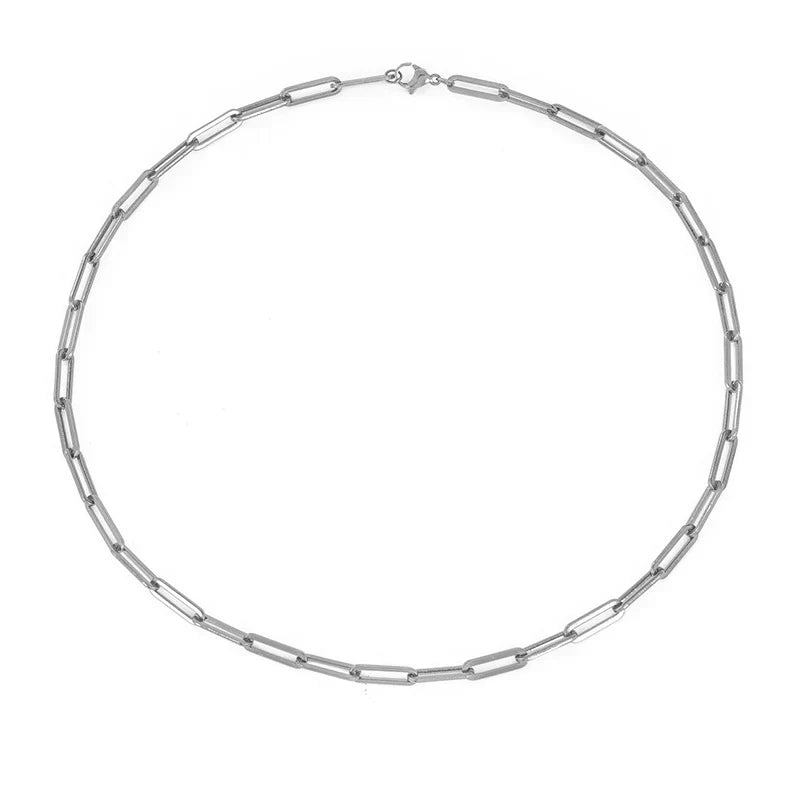 Förfinat halsband i vitguld med diskret glans