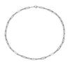 Förfinat halsband i vitguld med diskret glans