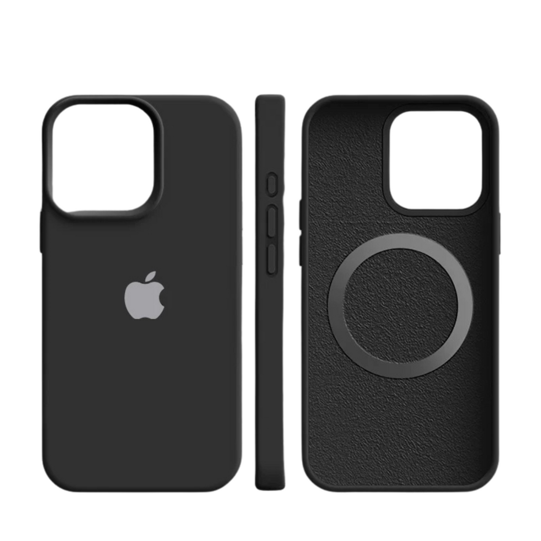 MAGNESOFT LUXE – Magnetiskt Silikonskal med Soft-Touch-Yta för iPhone