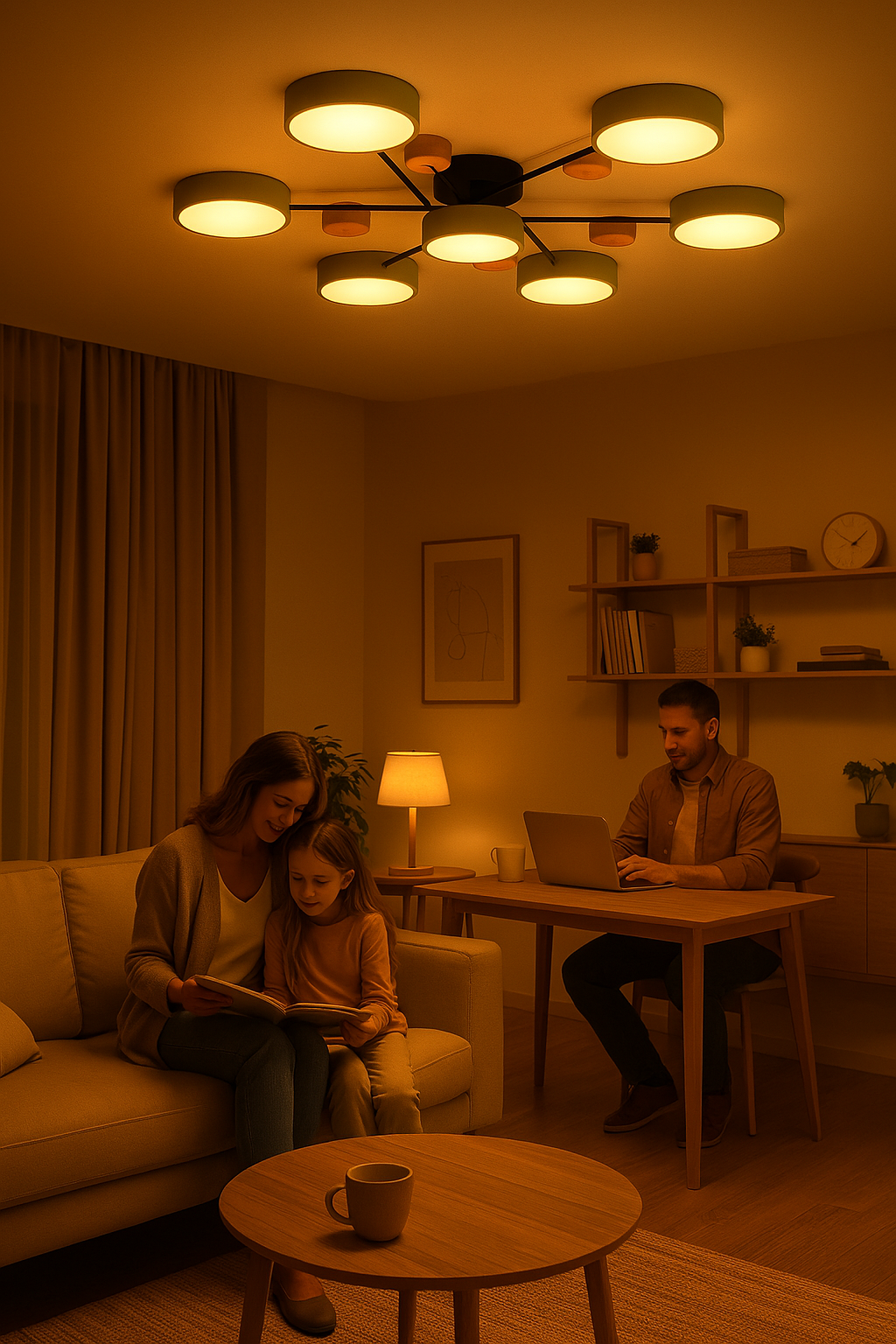 Skandinavisk Taklampa – Grendesign, Elegant och Hållbar med LED-teknik