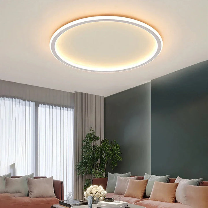 Rund LED-taklampa i skandinavisk stil | 1 ljuskälla