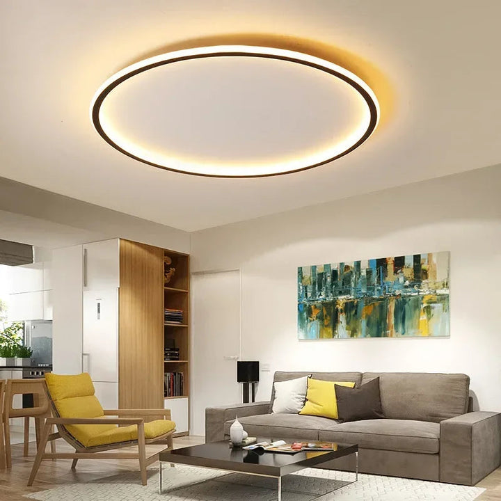 Rund LED-taklampa i skandinavisk stil | 1 ljuskälla