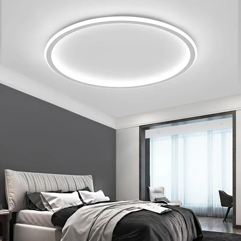 Rund LED-taklampa i skandinavisk stil | 1 ljuskälla