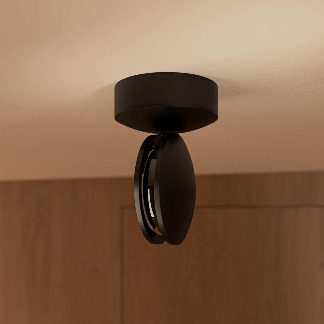 LED-vägglampa med spotfunktion | 360° vridbart lamphuvud | fyrkantig ljuskägla