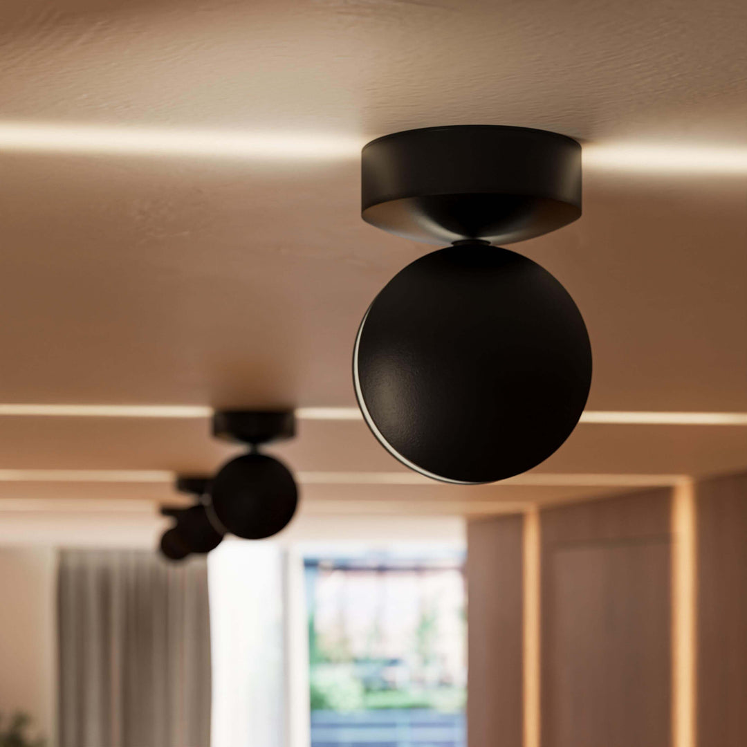 LED-vägglampa med spotfunktion | 360° vridbart lamphuvud | fyrkantig ljuskägla
