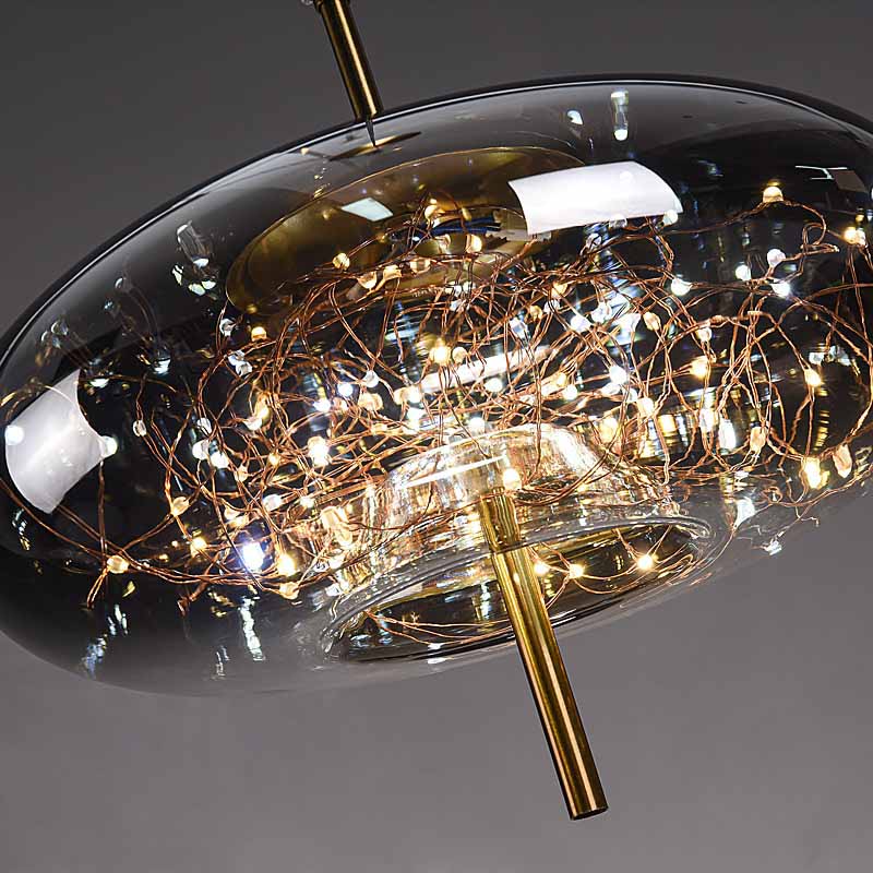 AstraGlow Modern Suspension Light | Lyxig LED-hänglampa för sängbord