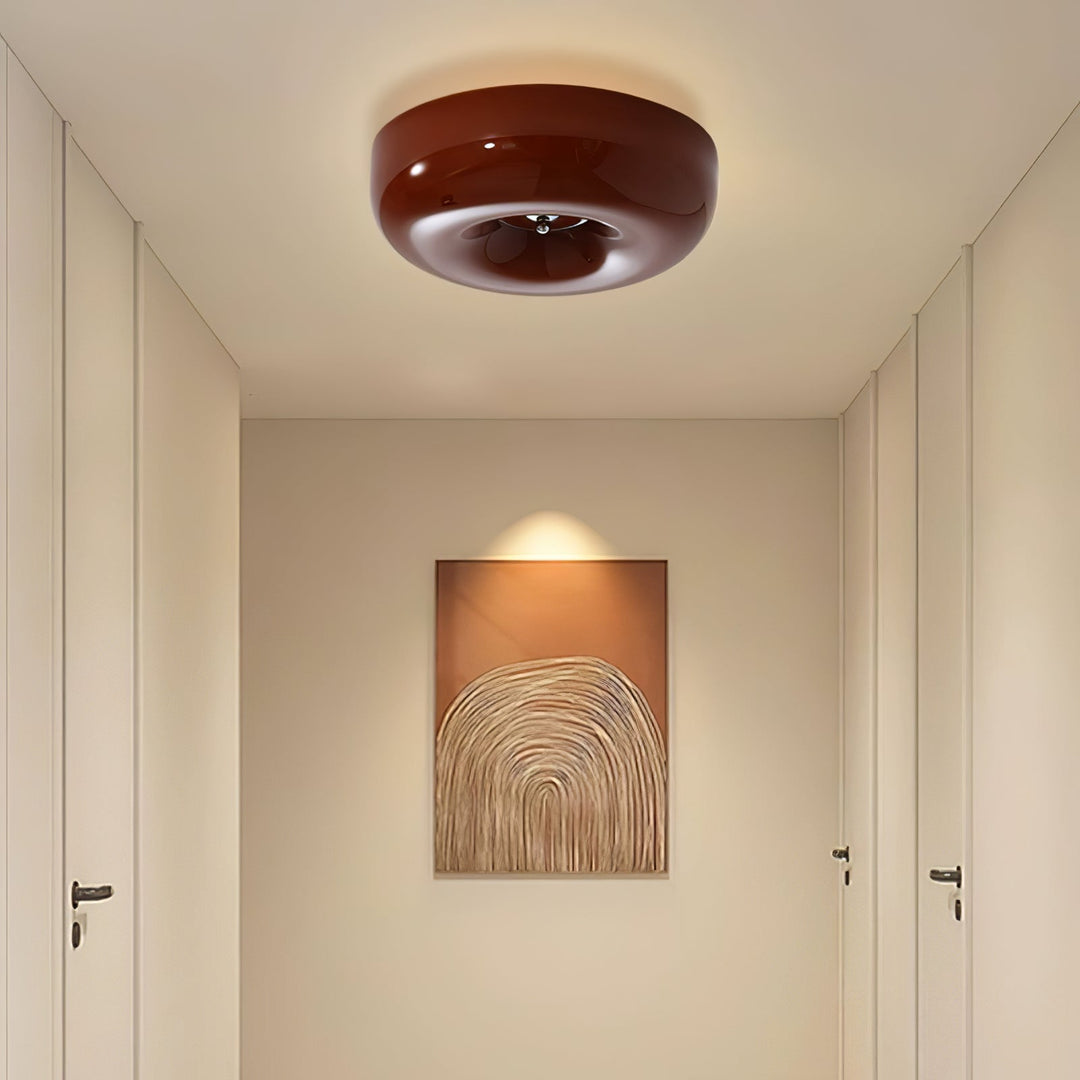 Afralia Modern Taklampa i Virvlande Glas