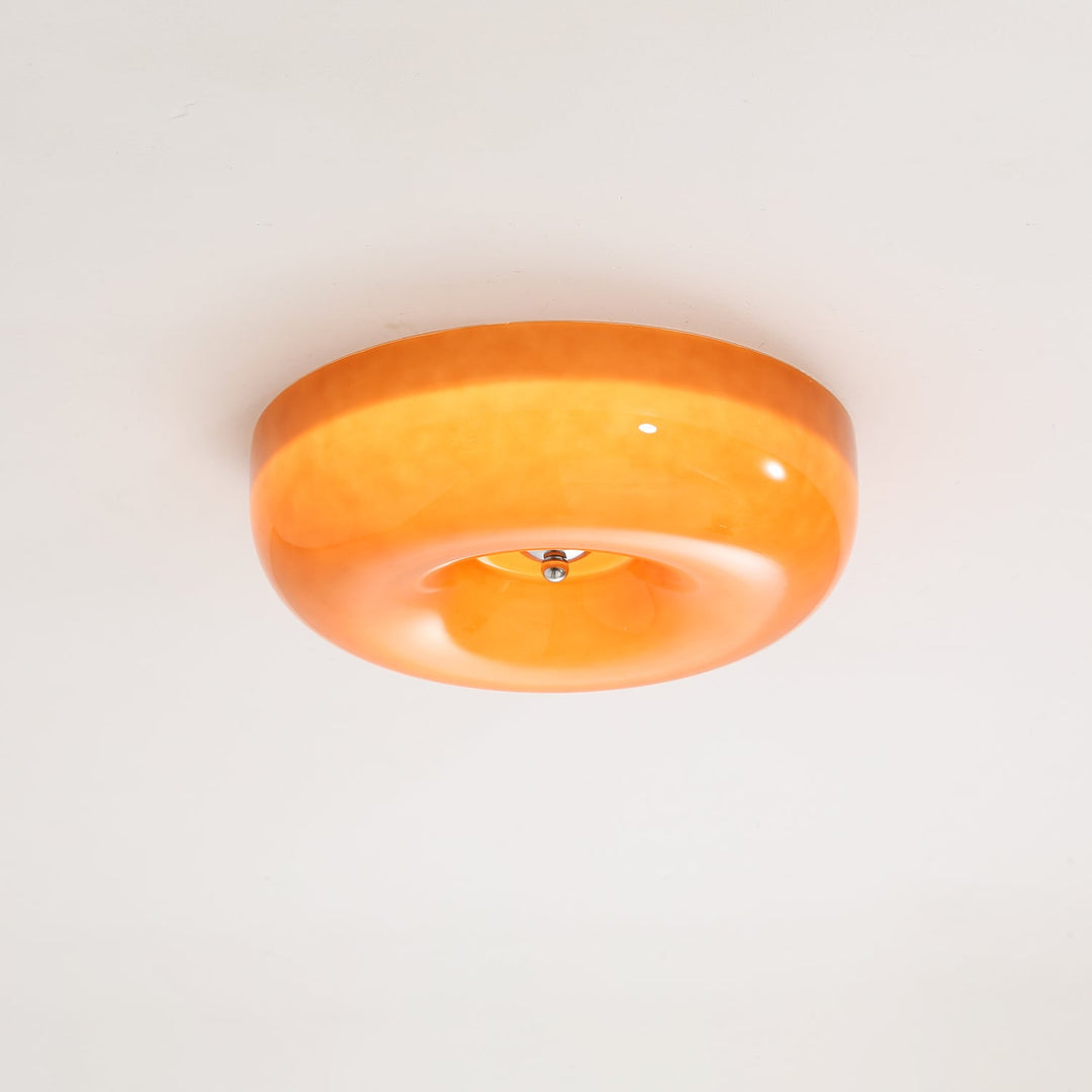 Afralia Modern Taklampa i Virvlande Glas