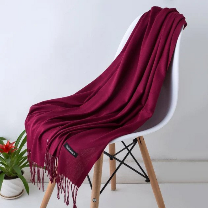 Lång och mjuk kashmirscarf för dam – Emilia