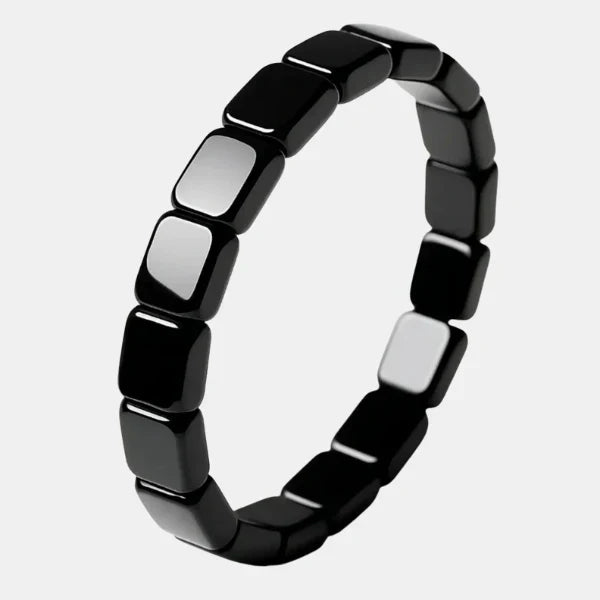 Hematitarmband för herr – Elegans, styrka & stilfull energi