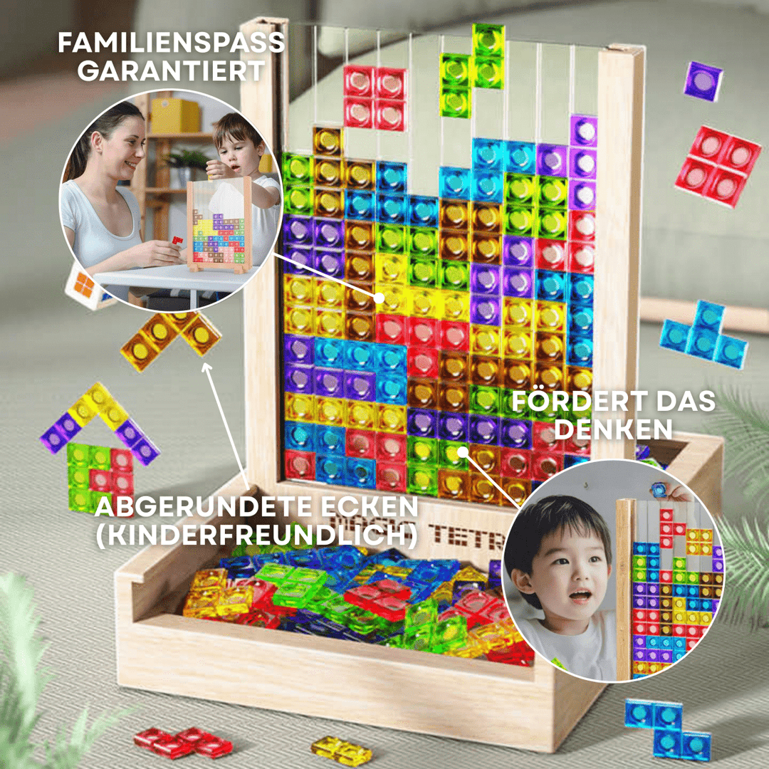 EcoBlock Tetris Board – Hållbart Tetris-pusselspel för hela familjen