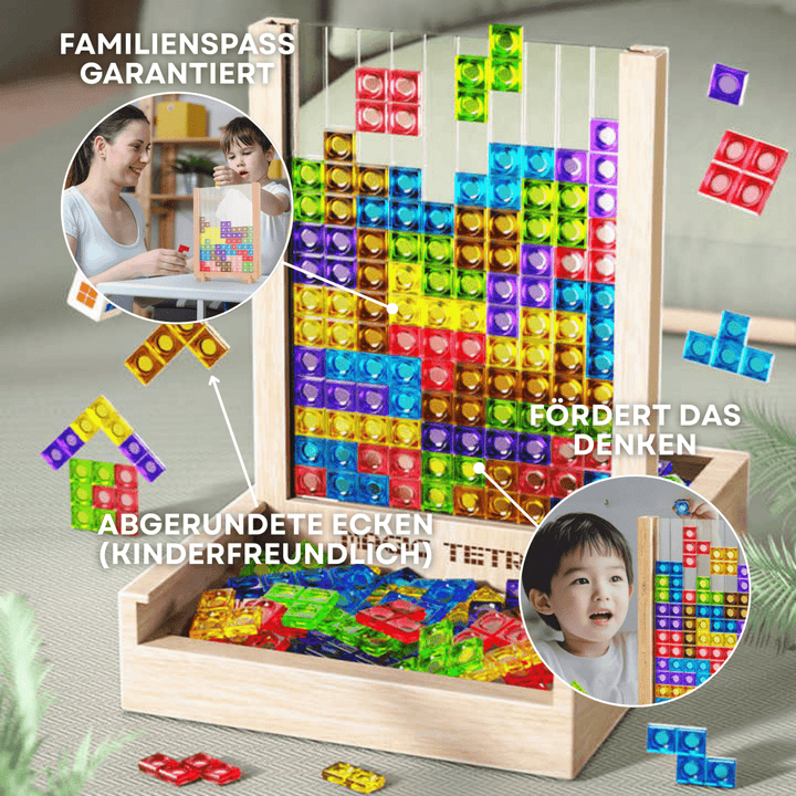 EcoBlock Tetris Board – Hållbart Tetris-pusselspel för hela familjen