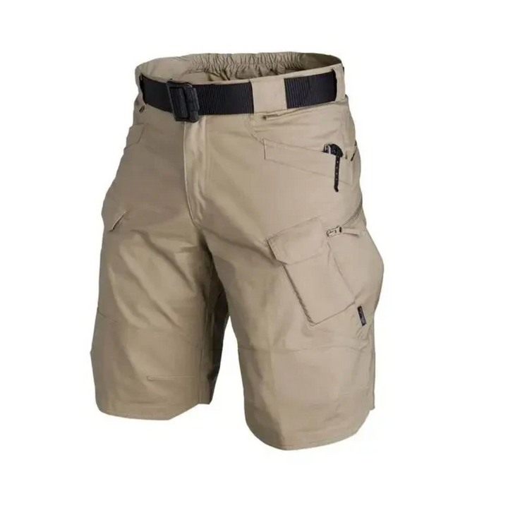 Utomhusshorts för herr med 6 dragkedjefickor - FlexTrek Cargo Shorts