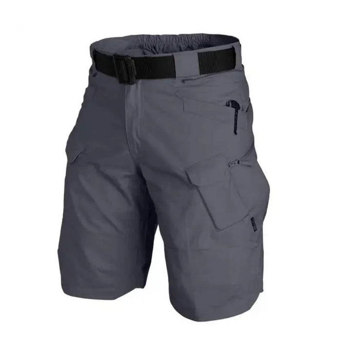 Utomhusshorts för herr med 6 dragkedjefickor - FlexTrek Cargo Shorts