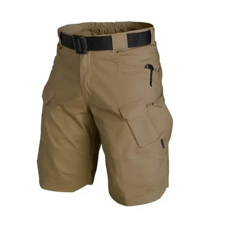 Utomhusshorts för herr med 6 dragkedjefickor - FlexTrek Cargo Shorts