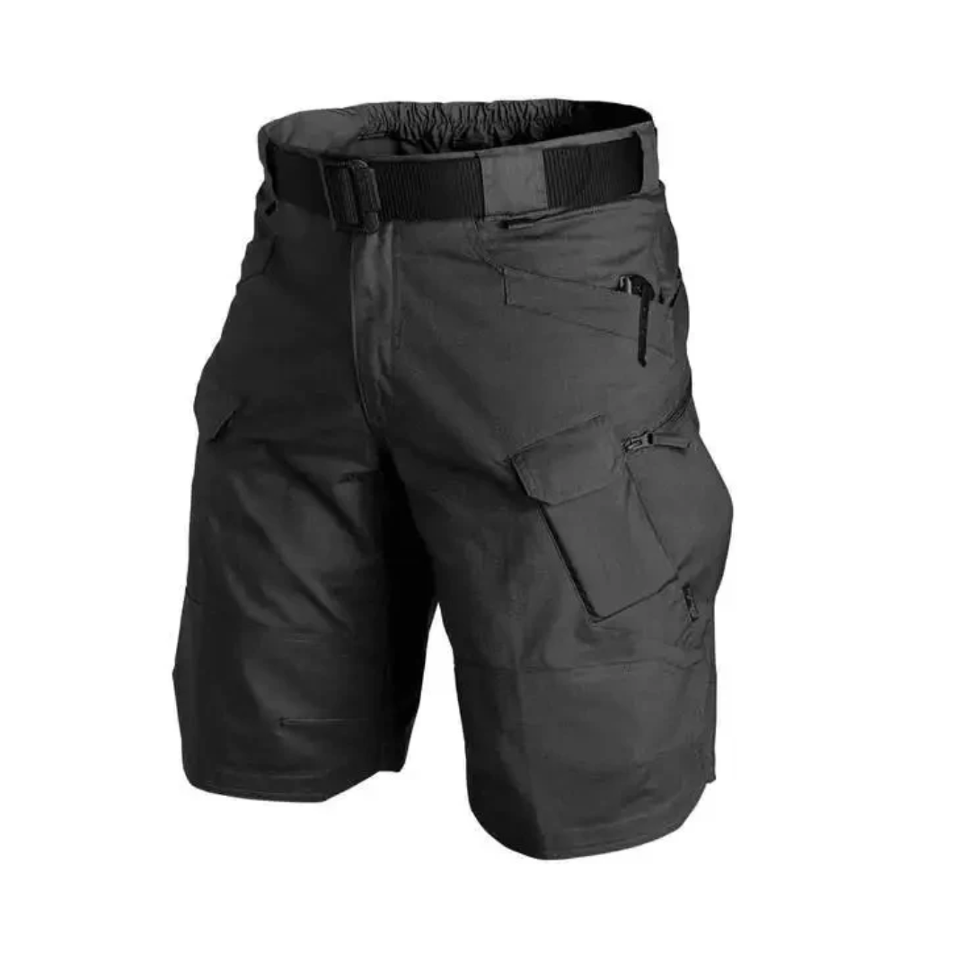 Utomhusshorts för herr med 6 dragkedjefickor - FlexTrek Cargo Shorts