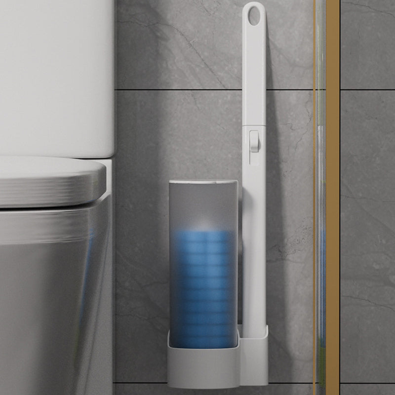 Toalettborste för engångsbruk | Antibakteriell | Hygieniska svamphuvuden | CleanClick