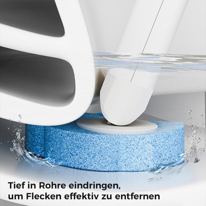 Toalettborste för engångsbruk | Antibakteriell | Hygieniska svamphuvuden | CleanClick