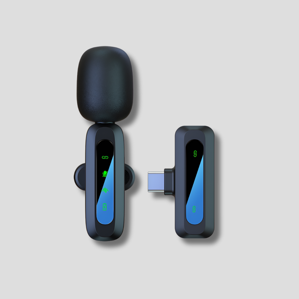 Trådlös mikrofon med USB-C-anslutning